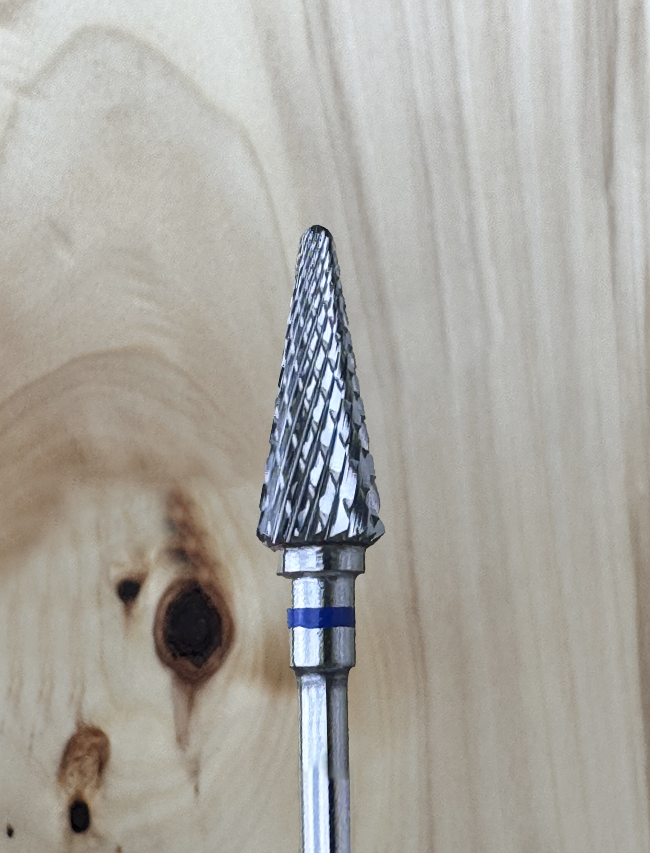 Tungsten Carbide Drill Bit - Sharp Cone 6.0mm Medium Blue